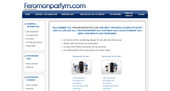 Desktop Screenshot of feromonparfym.com